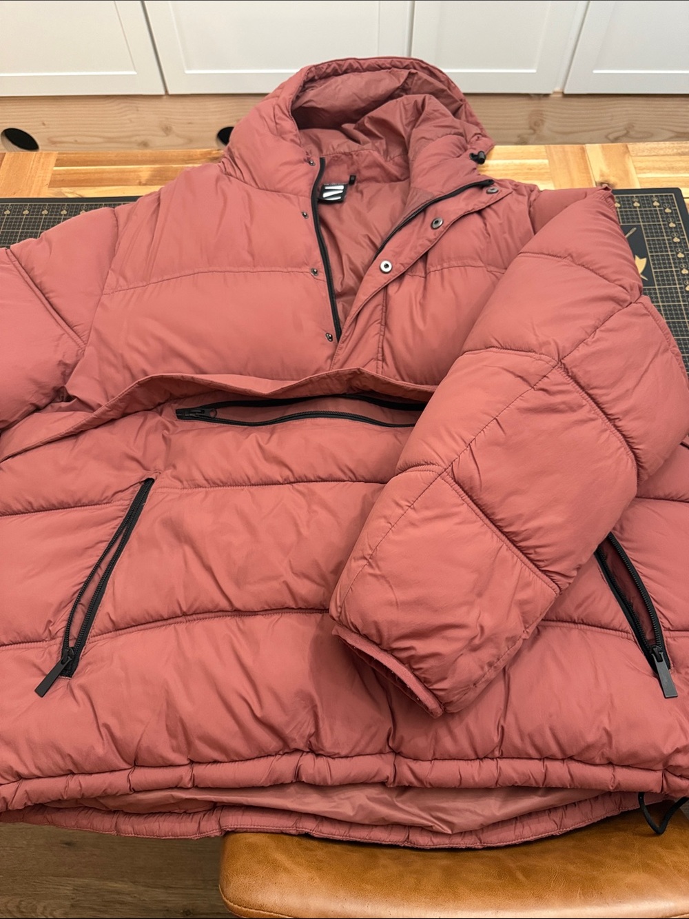 Women's Insulated Puffer Jacket in Dusty Rose - Brand:
